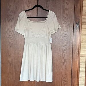 Old Navy Cream Mini Dress